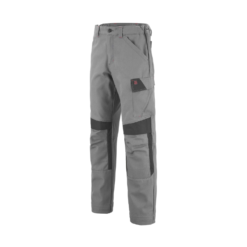 pantalon de travail de couleur gris et charbon industriel