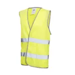 Gilet jaune haute visibilité sans manche