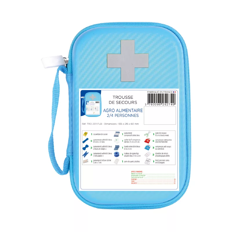 trousse de secours agro-alimentaire 2 à 4 personnes