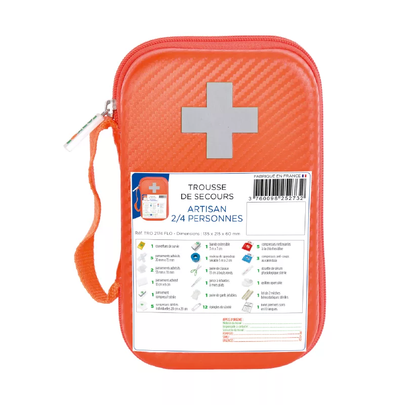 trousse de secours artisan 2 à 4 personnes