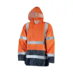 Ensemble de pluie Haute visibilité RAINSTORM - Orange/Marine - S à XXXL - x20 – Image 2