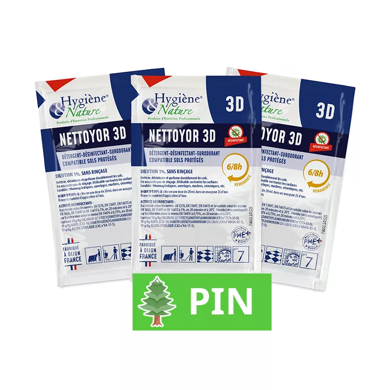 Nettoyor 3D pin, 250 doses de 20ml