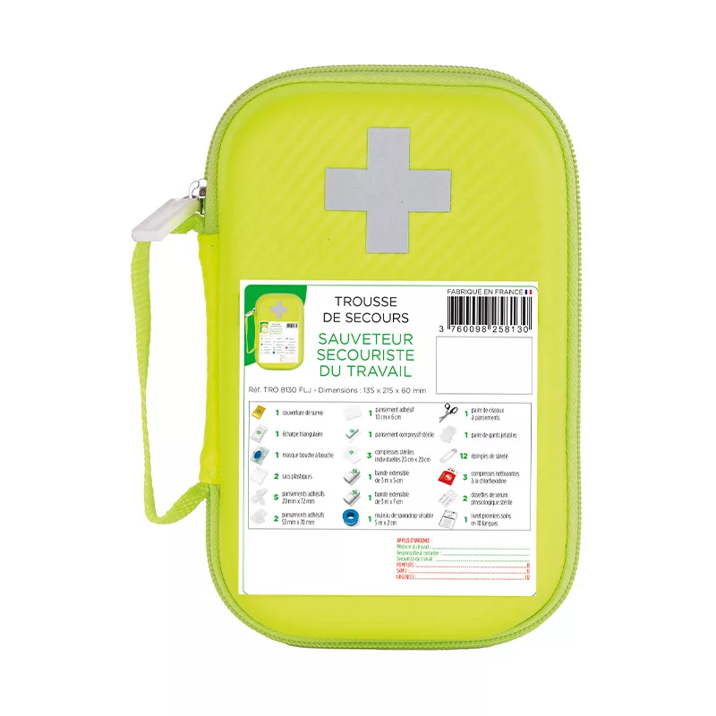trousse de secours pour sauveteur et secouriste du travail SST