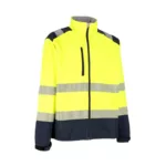Veste haute visibilité STELLAR Jaune/Marine, ripstop, imperméable, Classe 3 EN ISO 20471