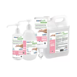 lotion lavante mains professionnelle, savon mains ecolabel, exeol soft, savon mains et corps usage fréquent, lotion lavante matcha thé, hygiène des mains professionnelle