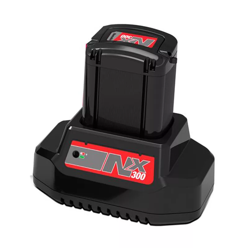Chargeur rapide Numatic NX300 pour batterie lithium 36V avec voyants lumineux