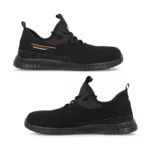 chaussures de sécurité S1FLF1 de profil, chaussures sécurité légères, chaussures sécurité respirantes, chaussures sécurité textile tricoté, chaussures antistatiques professionnelles, chaussures sécurité confort