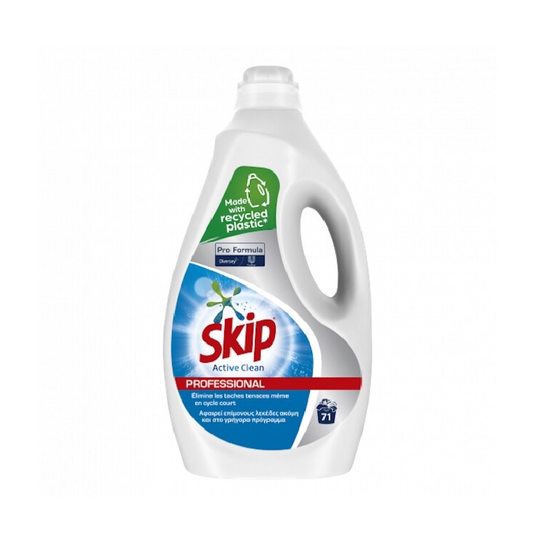 Bidon de lessive liquide professionnelle Skip Pro Active Clean 5 litres