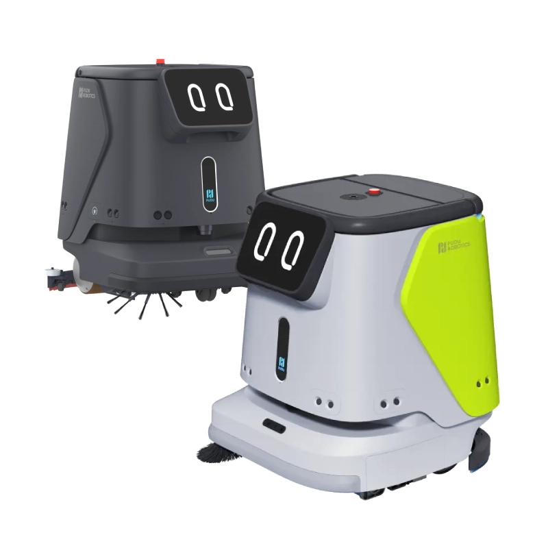 Robot laveur de sol autonome Pudu CC1 proposé par Delta Medical Pro.