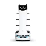 Robot de livraison et d'accueil BellaBot Sensitif - Automatisation complète - 12 à 24h d'autonomie - 4 plateaux - Personnalisable – Image 2